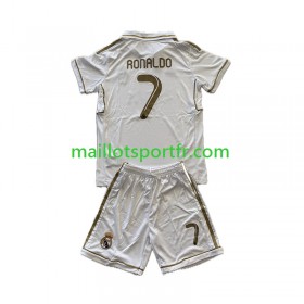 Maillot de Foot Real Madrid Cristiano Ronaldo 7 Retro Enfant Domicile 2011-2012